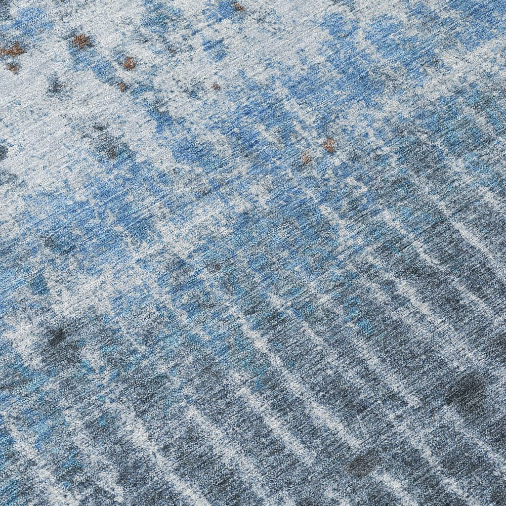 10' X 14' Blue And Green Abstract Washable Indoor Outdoor Area Rug HomeRoots