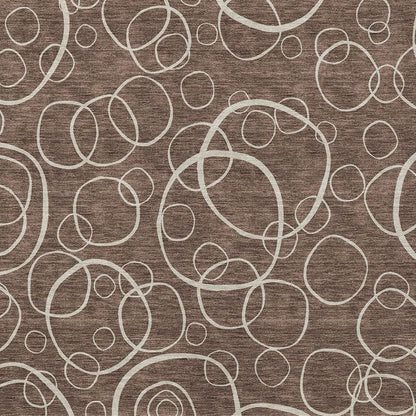 10' X 14' Brown And Beige Geometric Washable Indoor Outdoor Area Rug HomeRoots