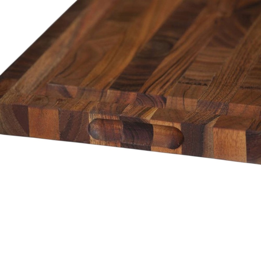 16" Brown Solid Wood Cutting Board With Juice Groove — view 7
