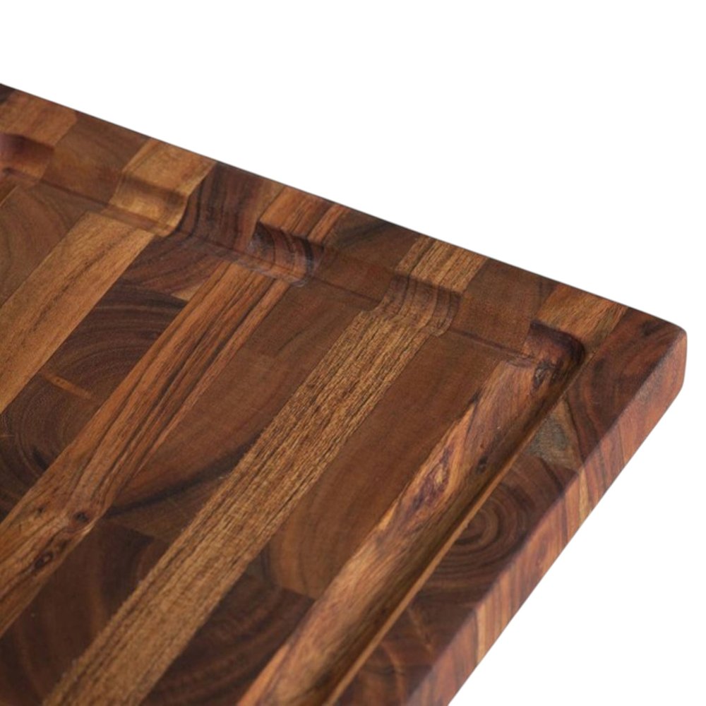 16" Brown Solid Wood Cutting Board With Juice Groove — view 6
