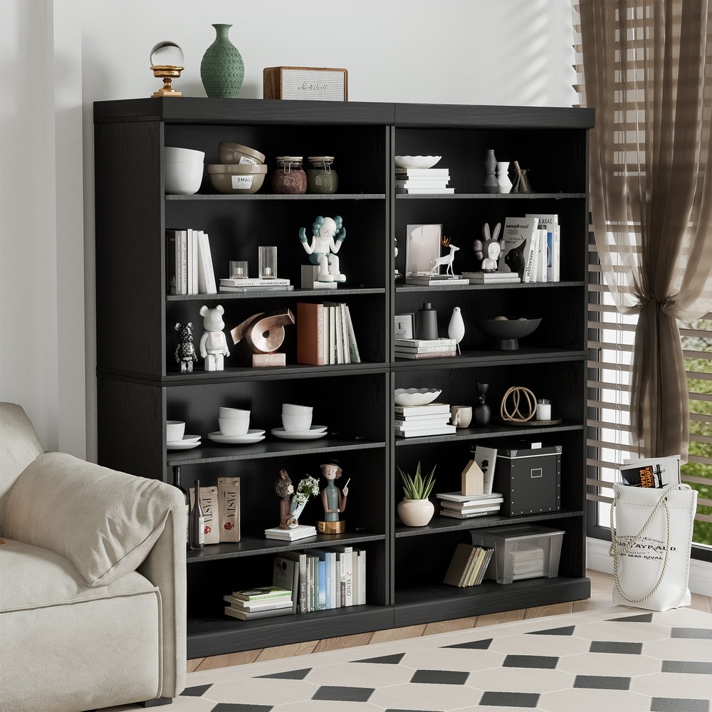 31" Black Wood Accent Cabinet HomeRoots