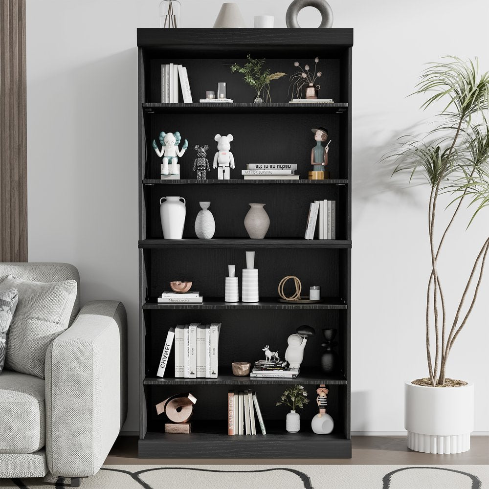 31" Black Wood Accent Cabinet HomeRoots