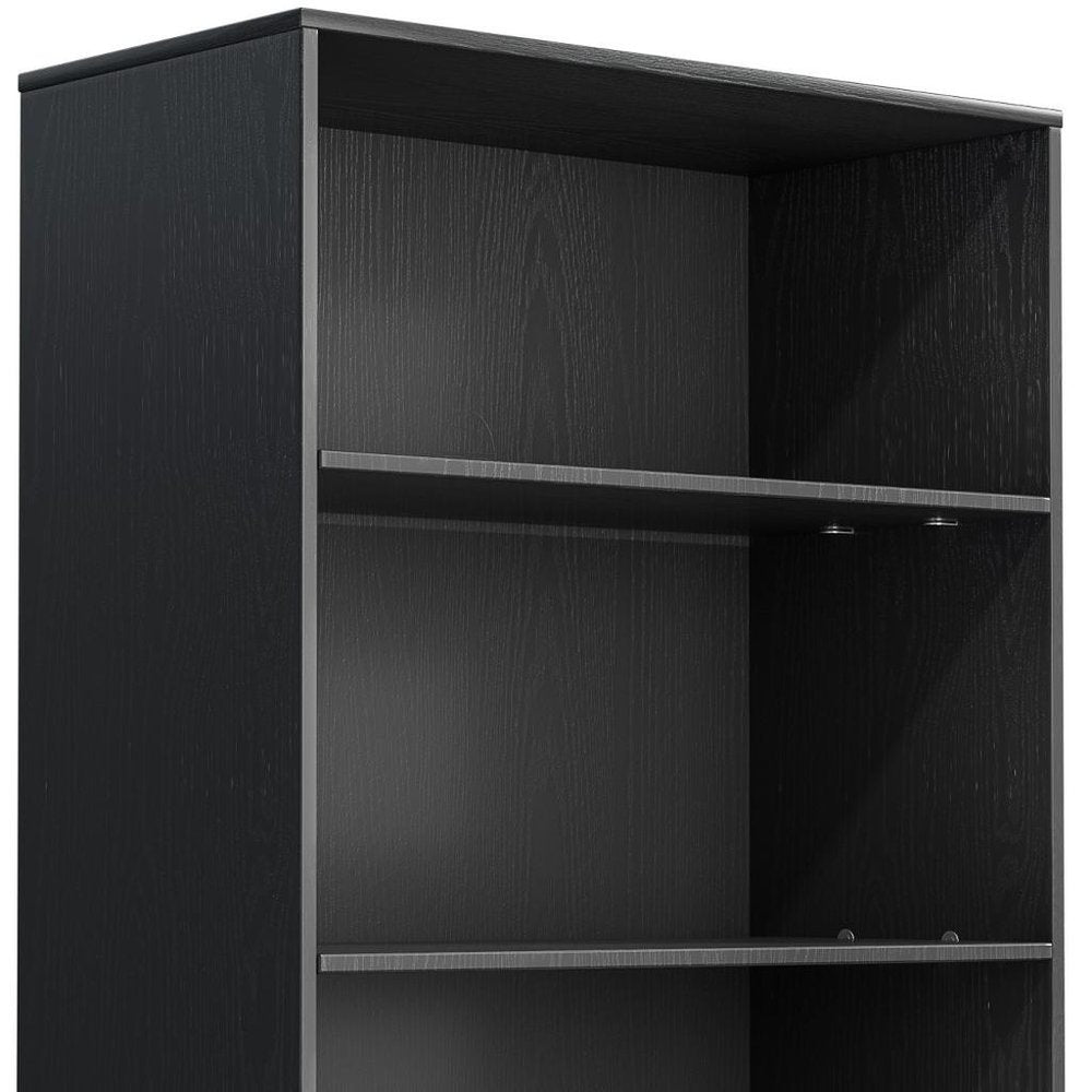 31" Black Wood Accent Cabinet HomeRoots