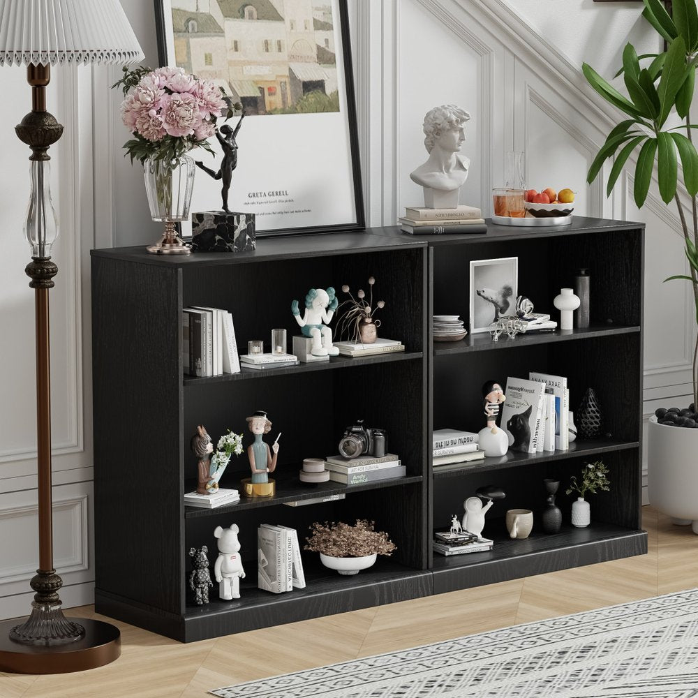 31" Black Wood Accent Cabinet HomeRoots