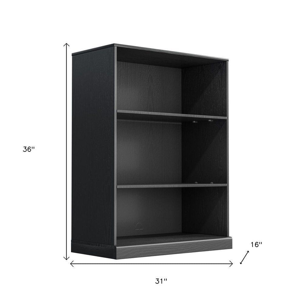 31" Black Wood Accent Cabinet HomeRoots