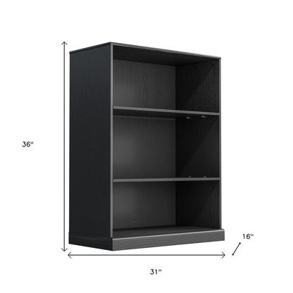 31" Black Wood Accent Cabinet HomeRoots