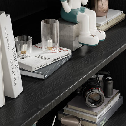 31" Black Wood Accent Cabinet HomeRoots