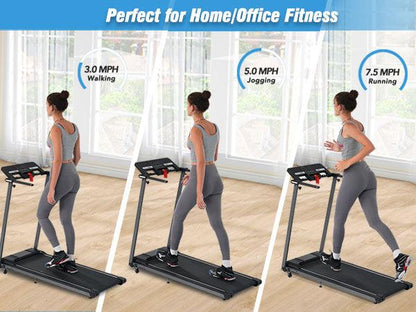 NEW Folding Treadmills Walking Pad Treadmill for Home Office -2.5HP Walking Treadmill With Incline Bluetooth Speaker - FurniFindUSA