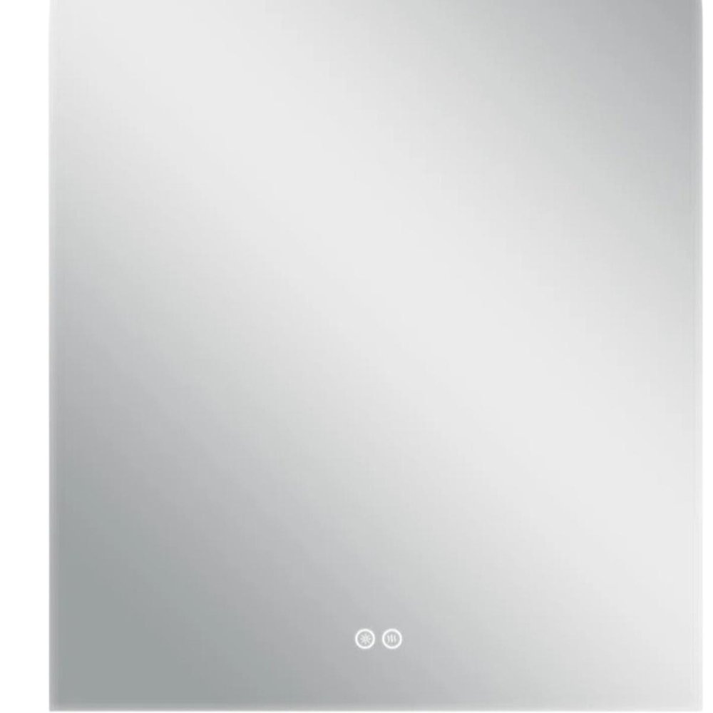 38" White Arch Lighted Frameless Bathroom Vanity Mirror HomeRoots