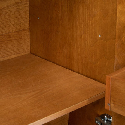 32" Brown Wood Accent Cabinet HomeRoots