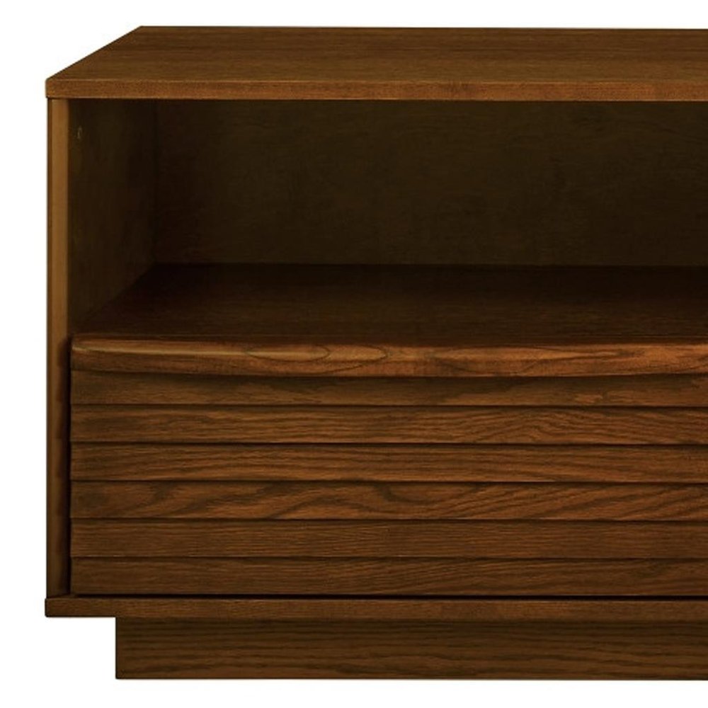 63" Brown Wood Accent Cabinet HomeRoots