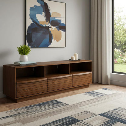 63" Brown Wood Accent Cabinet HomeRoots