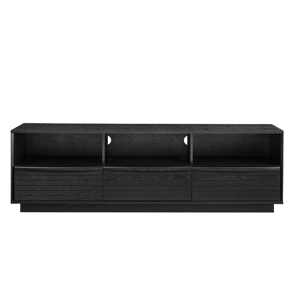 63" Black Wood Accent Cabinet HomeRoots