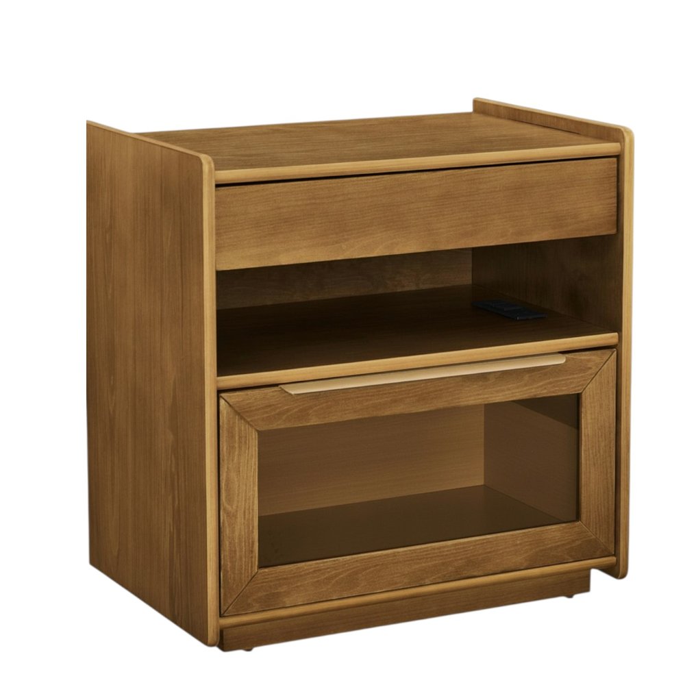 24" Brown Wood Accent Cabinet HomeRoots