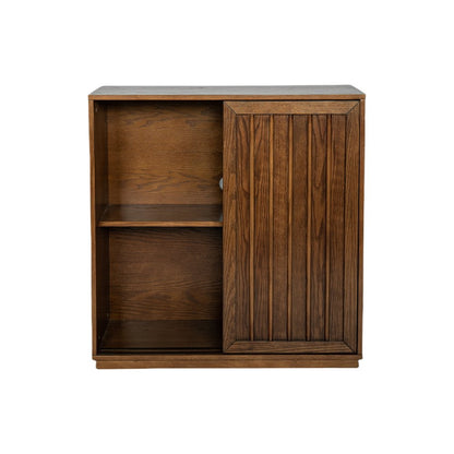 32" Brown Wood Accent Cabinet HomeRoots