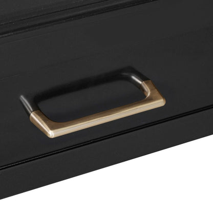 40" Black Wood Vanity Table HomeRoots