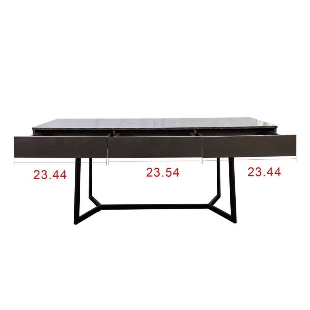 71" Black Wood Trestle Coffee Table HomeRoots