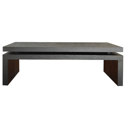 48" Black Wood Floating Frame Coffee Table HomeRoots