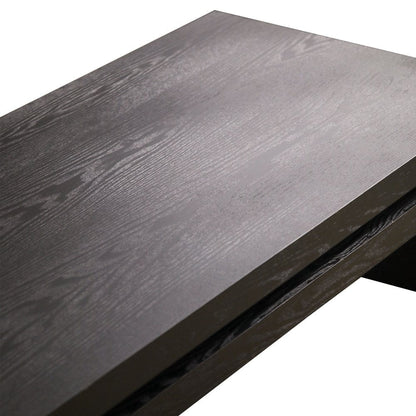 48" Black Wood Floating Frame Coffee Table HomeRoots