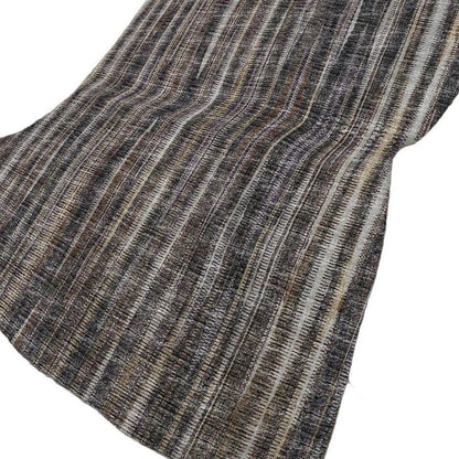 50" X 70" Brown And Beige Striped Plush Throw Blanket HomeRoots