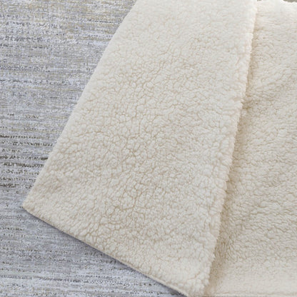 50" X 70" Beige And Ivory Abstract Microfiber Plush Throw Blanket HomeRoots
