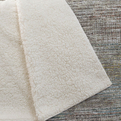 50" X 70" Beige Brown And Yellow Abstract Plush Throw Blanket HomeRoots