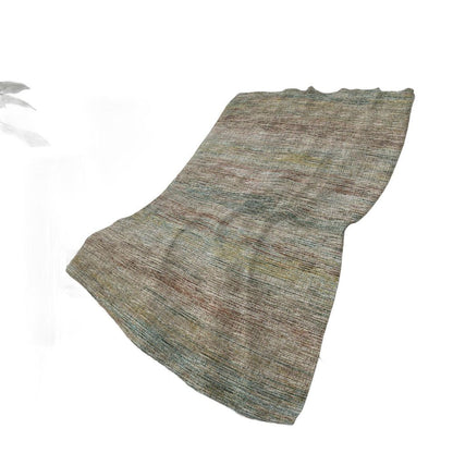 50" X 70" Beige Brown And Yellow Abstract Plush Throw Blanket HomeRoots