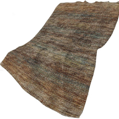 50" X 70" Brown And Blue Abstract Plush Throw Blanket HomeRoots
