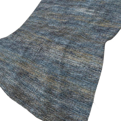 50" X 70" Blue And Gold Abstract Plush Throw Blanket HomeRoots