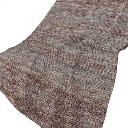 50" X 70" Burgundy And Beige Abstract Polyester Woven Plush Throw Blanket HomeRoots