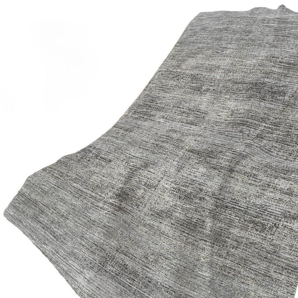 50" X 70" Silver And Gray Abstract Polyester Woven Plush Throw Blanket HomeRoots