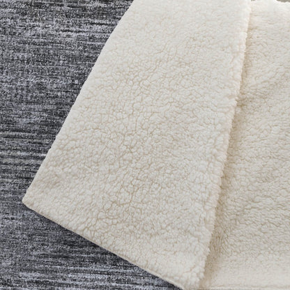 50" X 70" Gray And Silver Abstract Microfiber Plush Throw Blanket HomeRoots