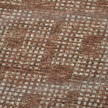50" X 70" Brown And Beige Geometric Polyester Woven Plush Throw Blanket HomeRoots