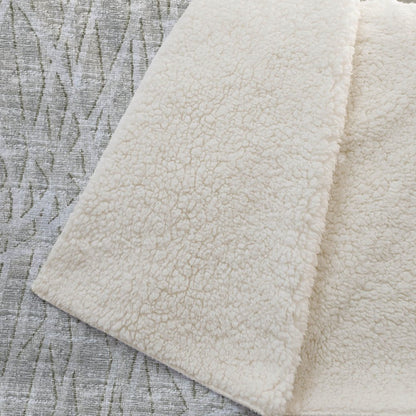 50" X 70" Beige And Gray Abstract Polyester Woven Plush Throw Blanket HomeRoots