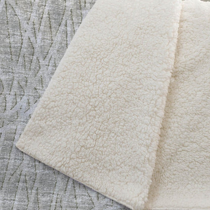 50" X 70" Beige And Gray Abstract Polyester Woven Plush Throw Blanket HomeRoots