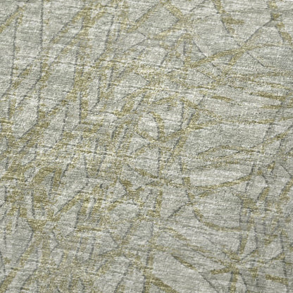 50" X 70" Sage And Beige Abstract Polyester Woven Plush Throw Blanket HomeRoots