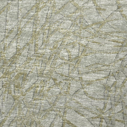 50" X 70" Sage And Beige Abstract Polyester Woven Plush Throw Blanket HomeRoots