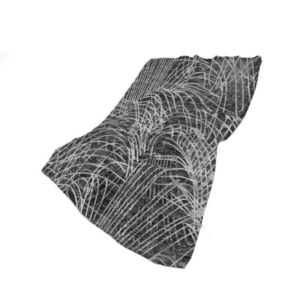 50" X 70" Charcoal And Gray Abstract Polyester Woven Plush Throw Blanket HomeRoots