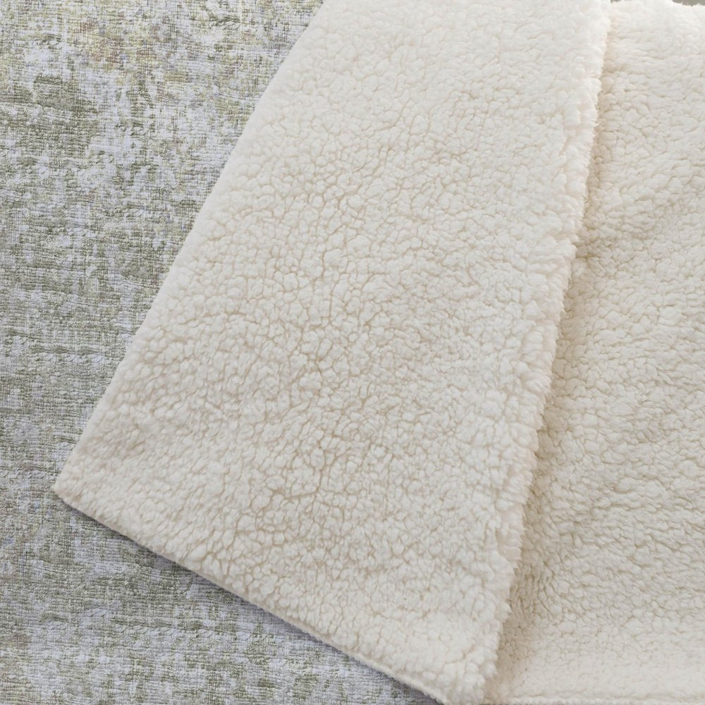50" X 70" Beige And Gold Abstract Microfiber Plush Throw Blanket HomeRoots