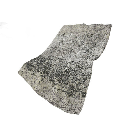 50" X 70" Gray And Black Abstract Polyester Woven Plush Throw Blanket HomeRoots