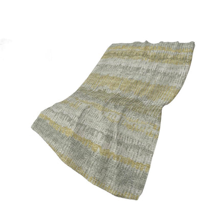50" X 70" Sage And Gold Abstract Polyester Woven Plush Throw Blanket HomeRoots