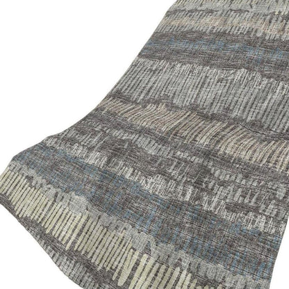 50" X 70" Gray And Charcoal Abstract Polyester Woven Plush Throw Blanket HomeRoots