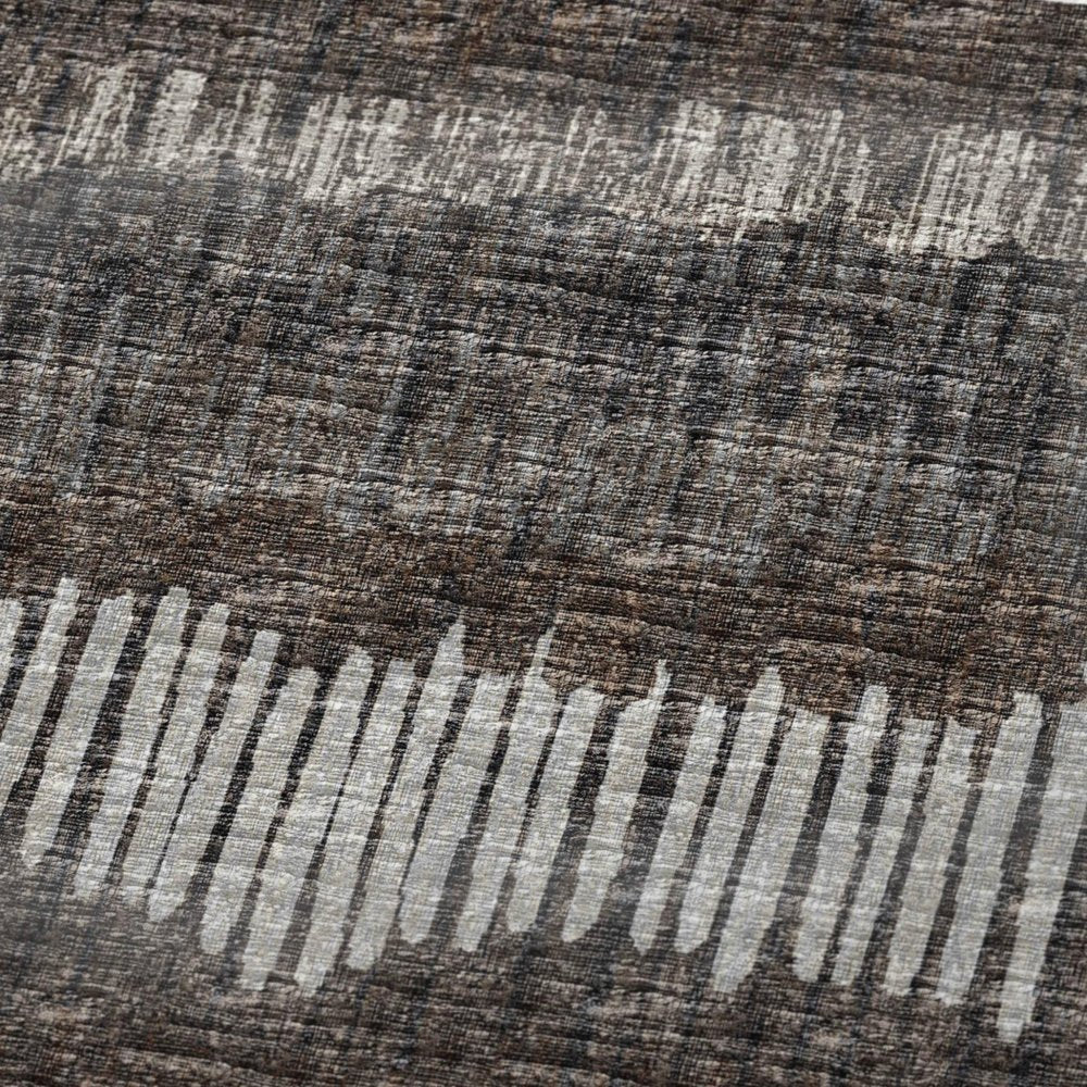 50" X 70" Brown And Beige Abstract Microfiber Plush Throw Blanket HomeRoots
