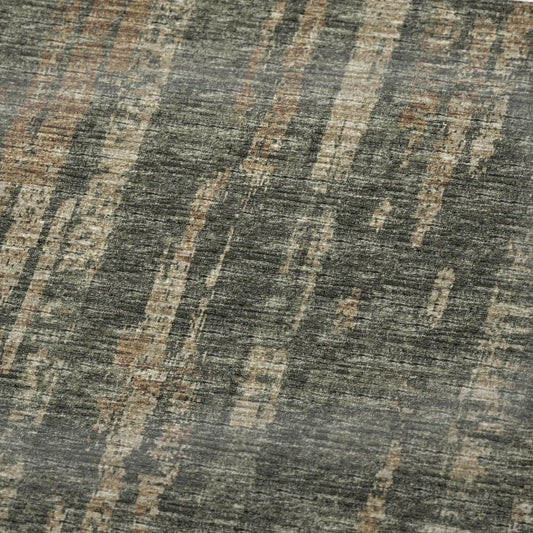 50" X 70" Green And Wheat Abstract Polyester Woven Plush Throw Blanket HomeRoots