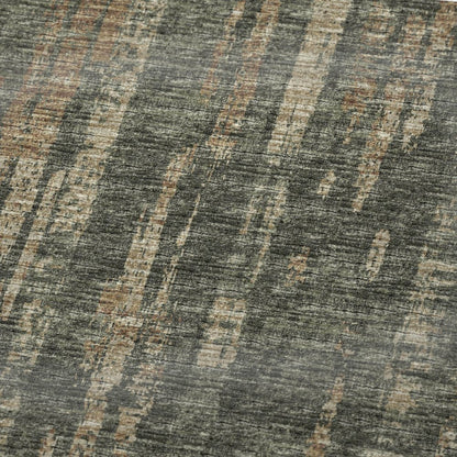 50" X 70" Green And Wheat Abstract Polyester Woven Plush Throw Blanket HomeRoots