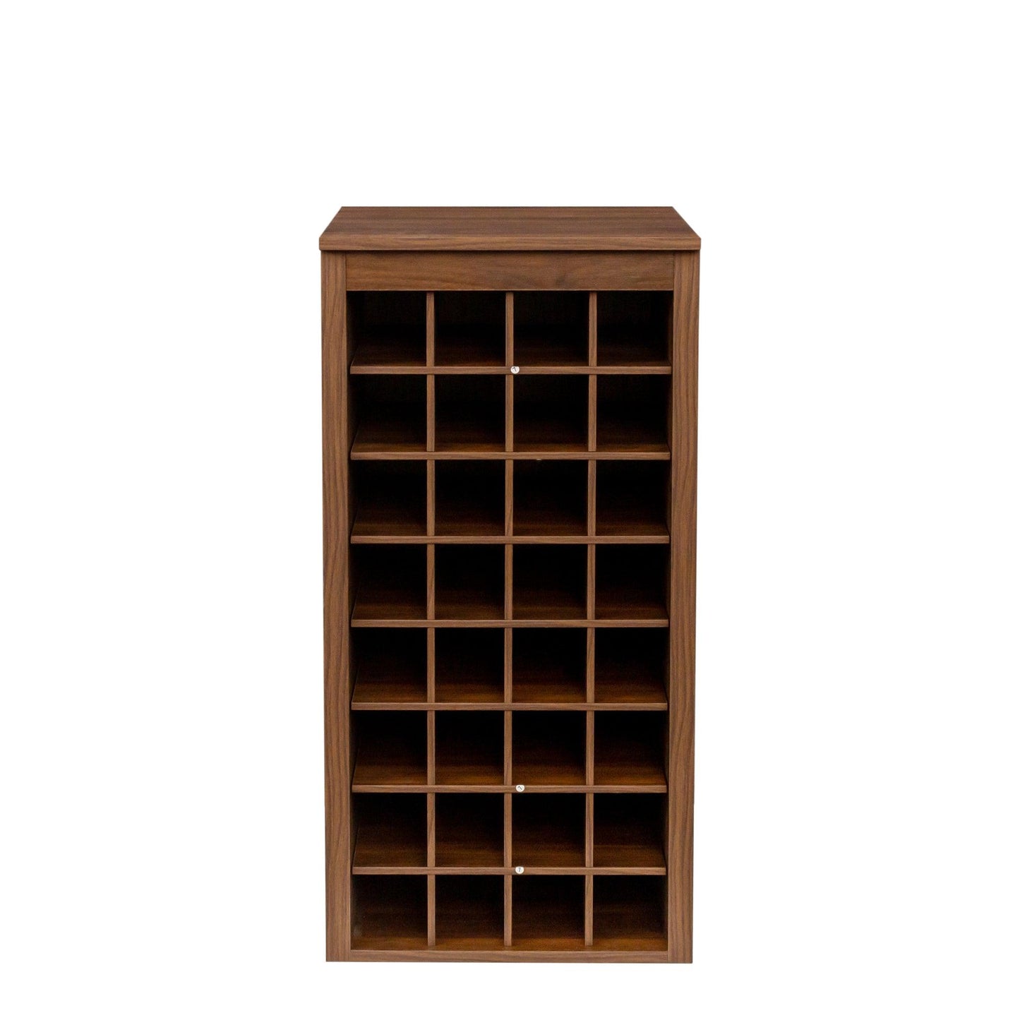 brown walnut color modular 32 wine bar cabinet Buffet Cabinet - FurniFindUSA