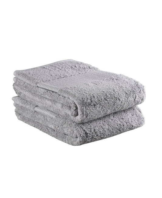 Light Gray Cotton 36" X 72" Quick Dry Terry Cloth Bath Sheet HomeRoots