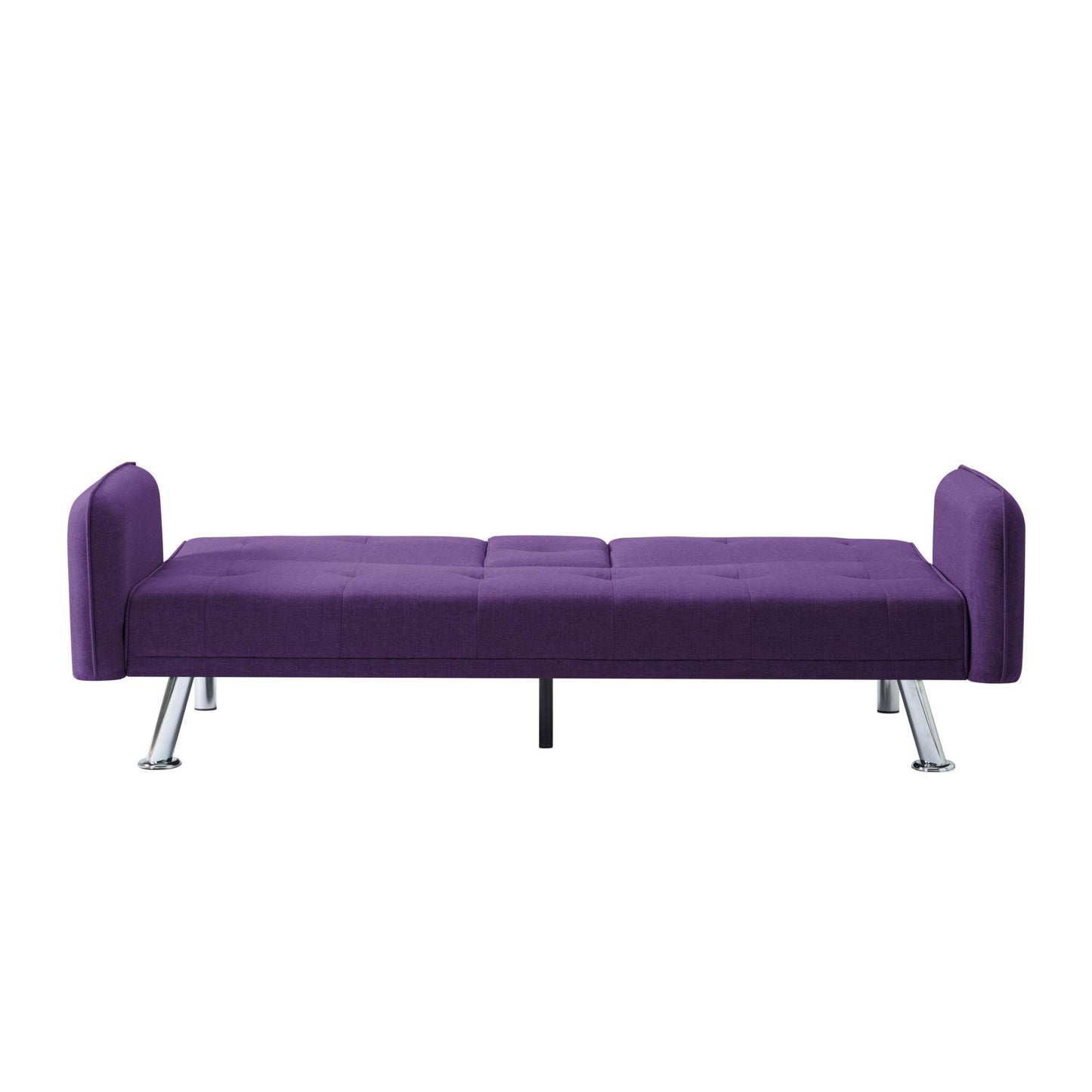 74.8” Futon sleeper sofa bed（Please note that the center leg is an iron leg tube） - FurniFindUSA