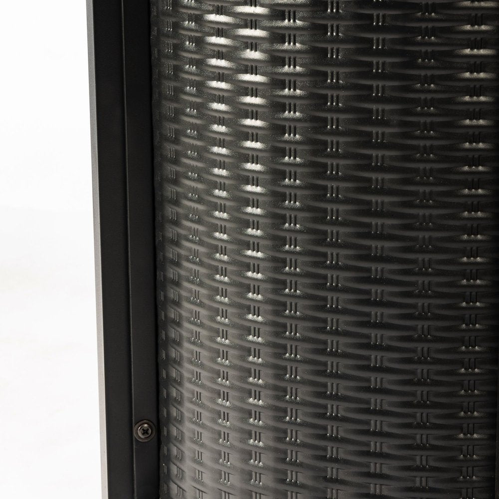 50000 BTU 32" Black Steel Propane Round Fire Pit HomeRoots