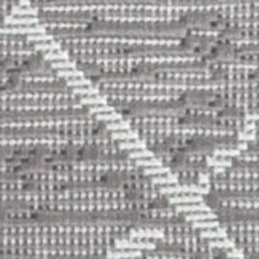 10' Gray And Cream Moroccan Indoor Outdoor Runner Rug HomeRoots